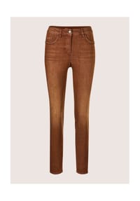 MADELEINE - Slim Fit Five-Pocket-Jeans - nussbraun