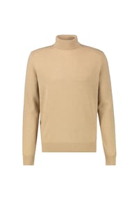 LERROS - Herren Rollkragenpullover - lässige Optik, wärmender Tragekomfort - TENDER BEIGE MELANGE