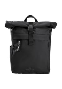 WALKER CLASSIC - Roll-Top-Rucksack, Steckfach, Laptopfach - ASPHALT GREY