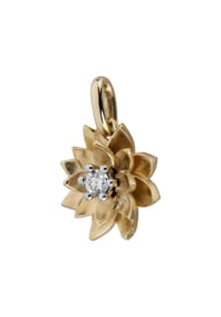 LYOMI - Anhänger 585/- Gold 1 Diamant Lab Grown 0,06ct. - mehrfarbig