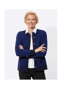 Witt - Strickjacke - grau-meliert
