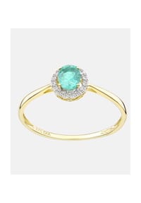 Diamant L'eternel - Halo Ring, mit Diamant, 375 Gelbgold - gold