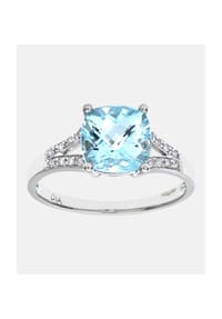 Diamant L'eternel - Ring, mit 0.07 ct Diamant, 375 Weißgold - white gold