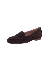paul green - Veloursleder Slipper - Dunkelbraun
