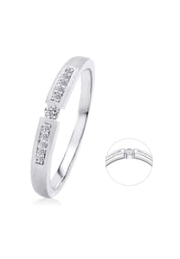 ONE ELEMENT Timeless Diamonds - 0,07 ct Diamant Brillant Memoire - silber
