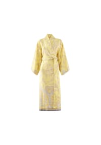 bassetti - Kimono IND ROSES aus hochwertigem Baumwollsatin - LIMONE