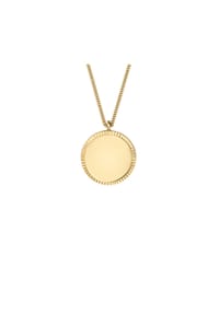 FOSSIL ELLIS - Fossil Damen-Halskette „Ellis“ aus Edelstahl mit Anhänger, JF04977710 - Gold