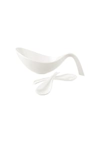 Villeroy & Boch Salat-Set Flow 3er Set weiß - FLOW - weiß