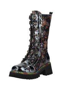 LAURA VITA® - Leder Stiefel - Schwarz