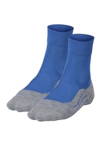 FALKE - Herren Ergonomic Fitness Lauf Socken - Sportsocken - Blau/Grau