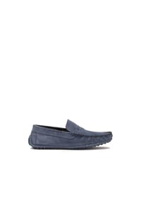 Kazar - Mokassins aus blauem Wildleder auf einer Gummisohle mit Spikes - Blau