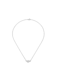 SMART JEWEL® - Collier mit weißen Zirkonia Steinen, Silber 925 - gold