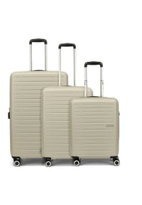 AMERICAN TOURISTER Aerojoy - Aerojoy 4 Rollen Kofferset 3-teilig mit Dehnfalte - sandstone
