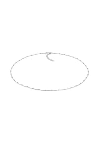 elli. - Halskette Choker Kugelkette Basic Rund 925Er Silber - Silber