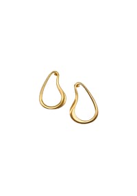LES REINES - Ethereal Drop – Hängeohrringe, 24K vergoldet - Gold