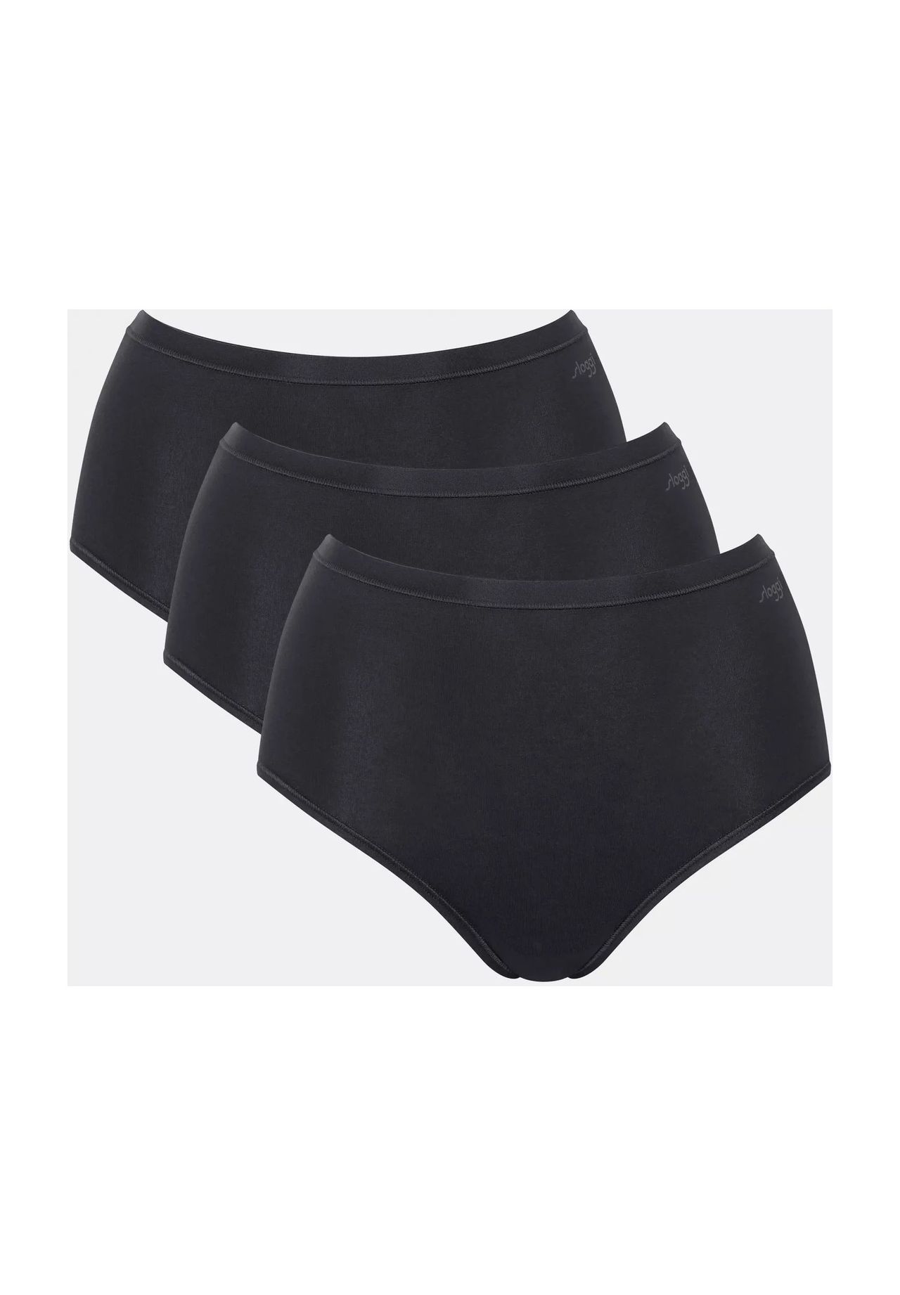 VAN GRAAF Sloggi Damen Schwarz High Waist Panty Baumwolle Klein - Bild 8