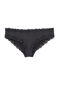 MANGUUN - Hipster, Spitze, Schleifen-Applikation, für Damen - SCHWARZ