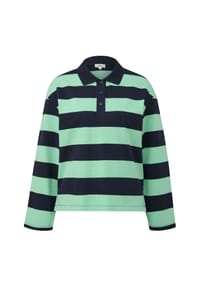 S.Oliver Red Label - Sweatshirt, Polokragen, für Damen - 72G6 GREEN