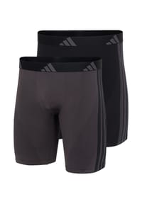 adidas - Long Short / Pant 2er Pack Active Micro Stretch - Schwarz / grau