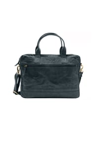 WILD LIFE - Laptoptasche Büffelleder, für Damen und Herren - dunkelblau