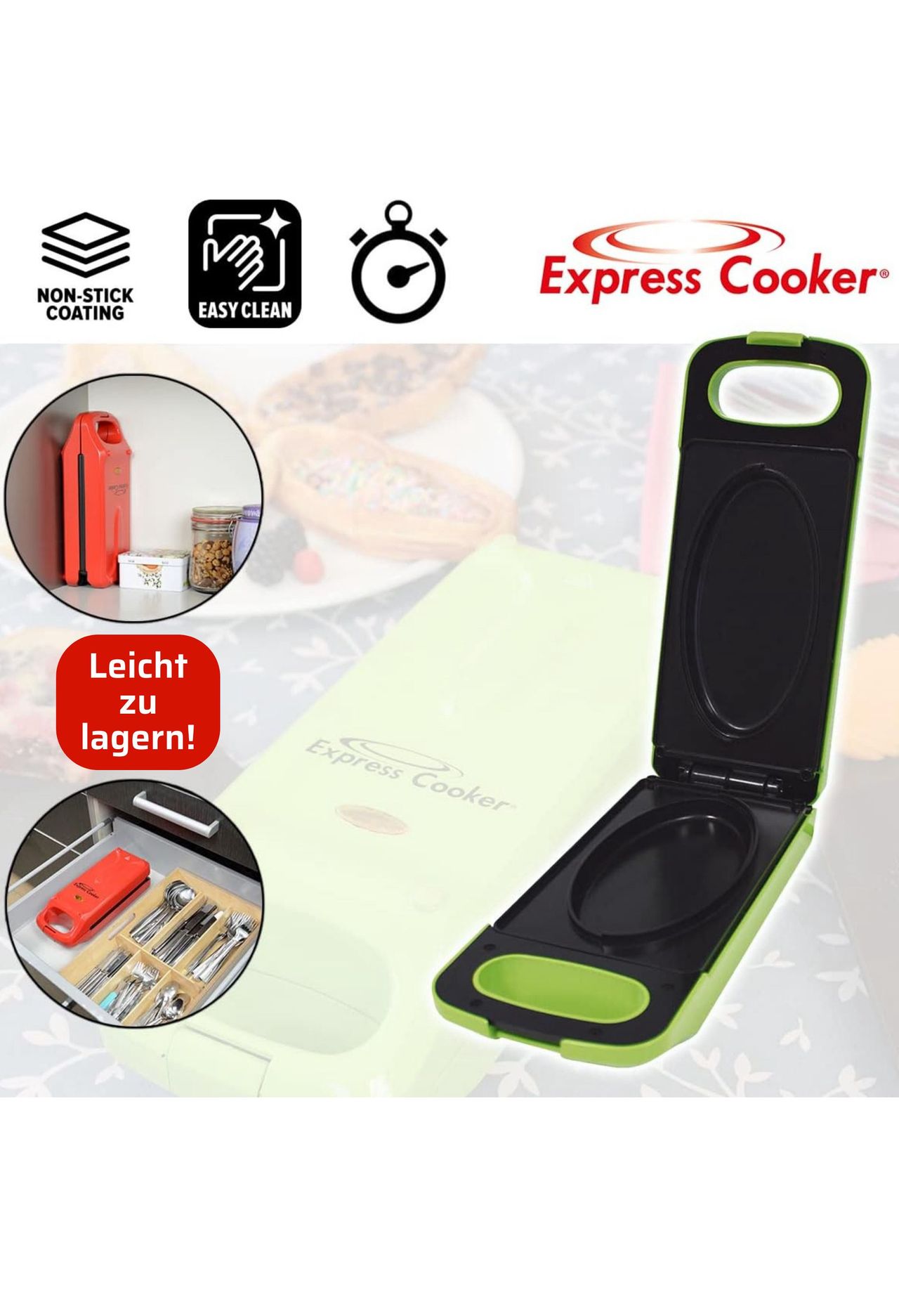 BEST DIRECT Multigrill - Kontaktgrill, 3in1 - Toasten, Backen 