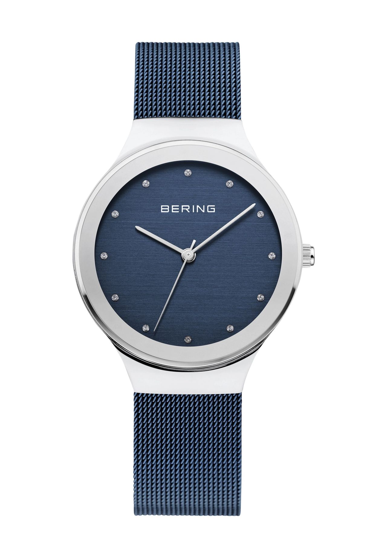 Bering Damenuhr "12934-307", Silber/Blau