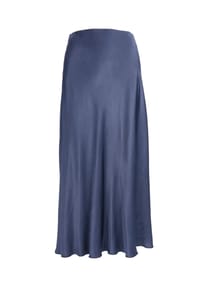 Seasons of April - Rock LILLY SATIN Damen Satin Midi Rock, One Size - Creme