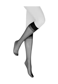 Hudson - Kniestrümpfe "LillyLafina", Doppelpack, 15 den, für Damen - 0005 SCHWA