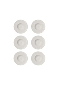 Villeroy & Boch Pastateller Manufacture Rock ø 28.0 cm 6er Set weiß - MANUFACTURE ROCK - weiß