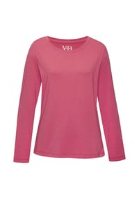 vivance dreams - Langarmshirt Fashionable Nights, Single-Jersey, für Damen - 12 DK BLUE AOP