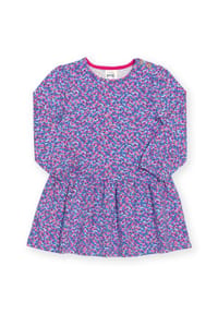 KITE - Kinder Winter Berry Ditsy Kleid Bio-Baumwolle - blau