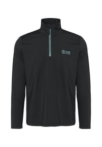 CHIEMSEE - Fleecepullover mit großem PlusMinus Print - 90 Black