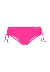 LASCANA - Lolo Bikini-Hose, Raffung, Emblem, für Damen - 776 PINK