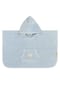 Steiff Baby Badeponcho - Kapuze, Teddymotiv, Baumwoll-Frottee, One size, 68x50cm Bild 1