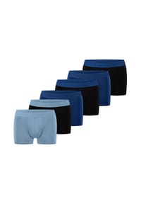 bruno banani - Retro Short / Pant 6er Pack Flowing - Cranberry