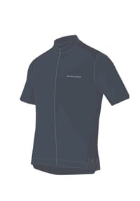 ENDURA® - T-Shirt  LOOP ZIPPED JERSEY - grau