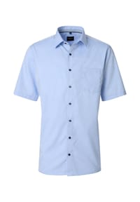 VENTI - Herren Businesshemd uni Comfort Fit - Dunkelblau
