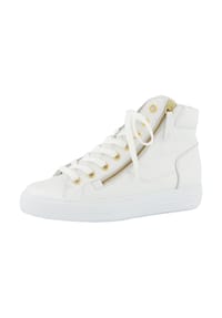 paul green - Glattleder Sneaker - Weiß/Gold