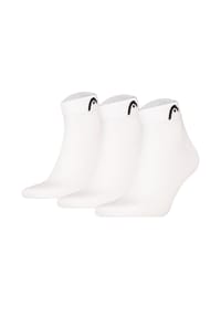 HEAD® - Unisex Quarter Socken, 3er Pack - All Sports Training Quarter 3P, Logo, einfarbig - Dunkelblau