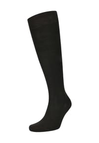 KUNERT - Clark Kniestrümpfe, Baumwolle, uni, für Herren - 0070 BLACK