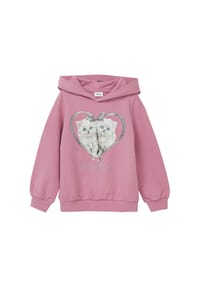 s.Oliver - Hoodie, Strass, für Kinder - 4189 LILAC/PINK