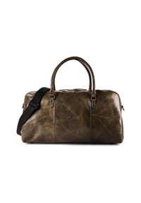 GREEN BURRY Newport - Newport Weekender Reisetasche Leder 54 cm - british green