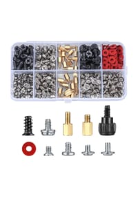 MANIKE - 380-Teiliges PC Schrauben Set – Universelles Schrauben- und Abstandhalter-Kit - 