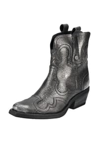 STEVE MADDEN - Leder Stiefelette - Silber