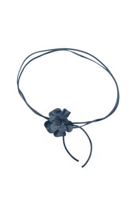 collezione alessandro® - Bindegürtel Blüte für alle Größen geeignet - cognac