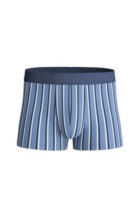 CALIDA - Herren New Boxer mit Softgummibund Grafic Cotton - 366 DARK DENIM
