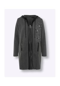 heine - Sweatshirtjacke - graphit-meliert