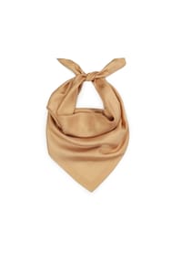 Kazar - Eleganter Seidenschal mit geometrischen Mustern - Beige
