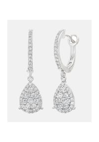 Diamant L'eternel - Ohrhänger, mit 0.6 ct Diamant, 750 Weißgold - white gold