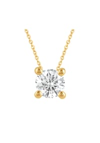 ONE ELEMENT Lab Grown Diamonds - Collier Halskette aus 585 Gold mit 1 Lab Grown Diamant 0,5 ct 45 cm - gold